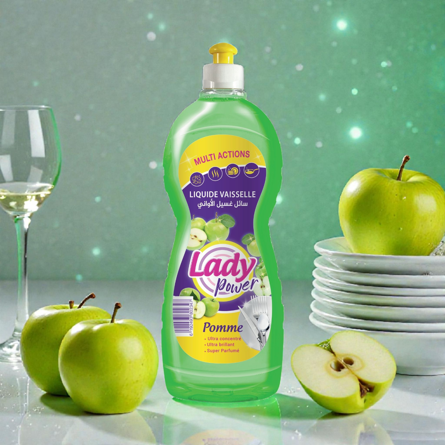 Lady Power Vaisselle - Pomme